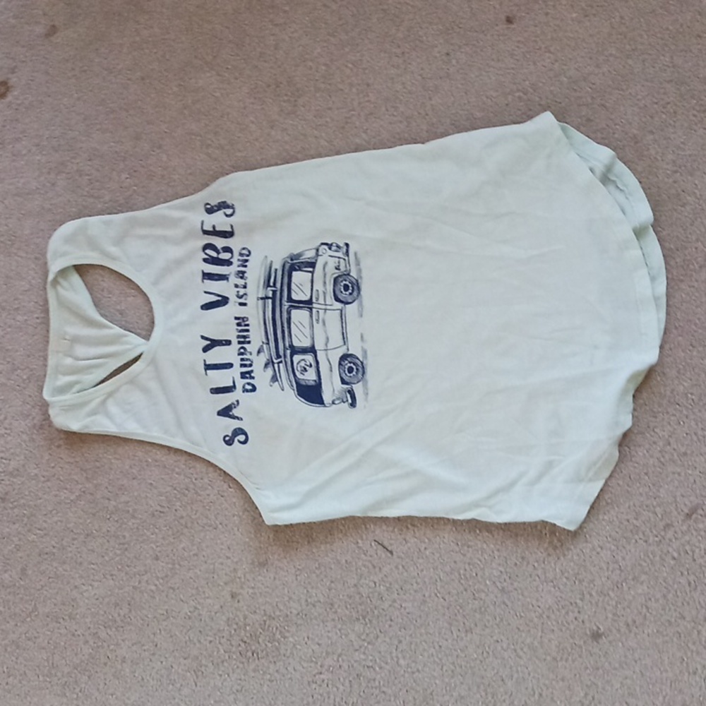 Dauphin Island Tank Top. Size M